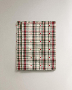 ZARA HOME СЕРВИРОВОЧНАЯ САЛФЕТКА С ТКАНЫМ УЗОРОМ (НАБОР ИЗ 2 ШТ.), КРАСНЫЙ