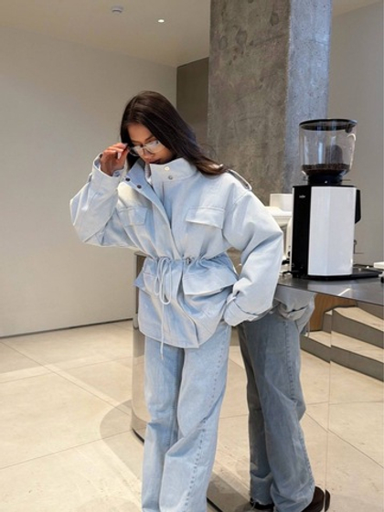 Тренч из хлопка с накладными карманами