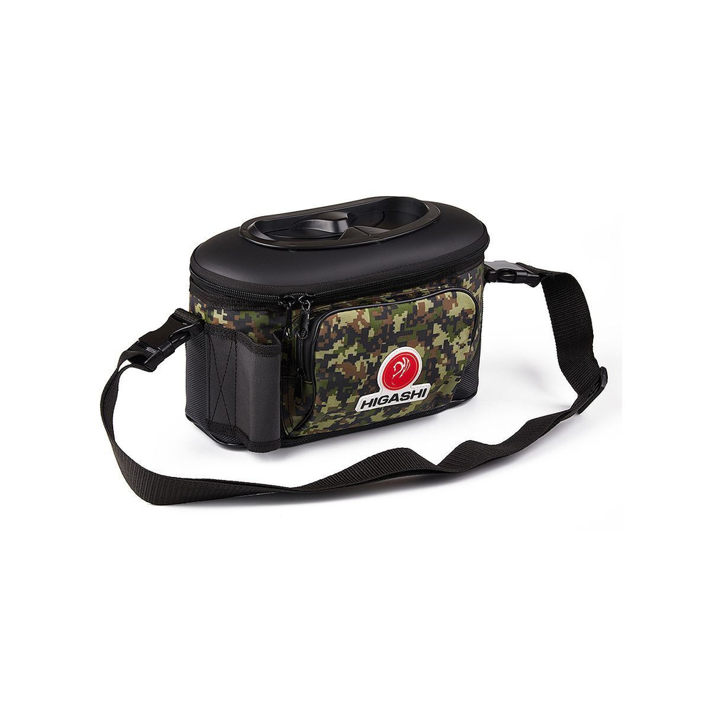 Термокан рыболовный HIGASHI Live bait box 4.5L#Green Digital Camo