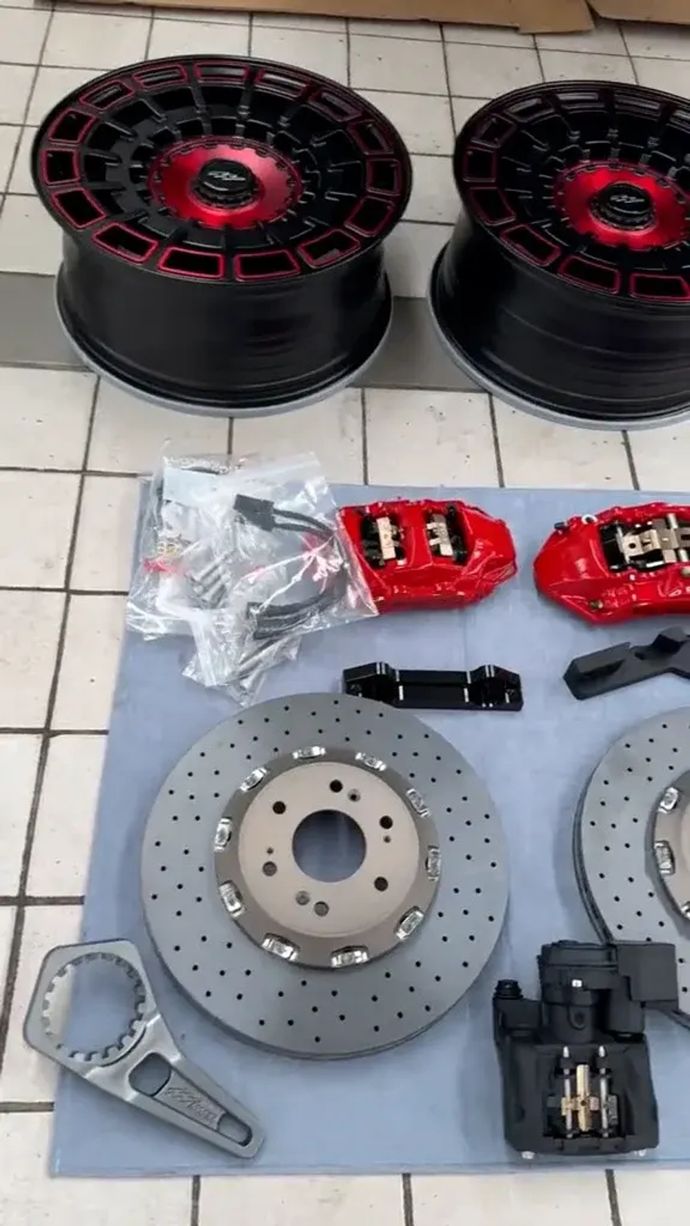 Карбон керамическая тормозная система для DongFeng Mengshi M-Hero 917 2023+ Менгши М Хиро тормоза колодки тормозной диск суппорт