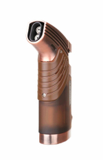 Зажигалка сигарная Honest, двойное пламя, с пробойником, бронза 776-Bronze