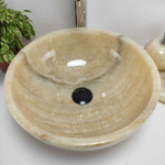 Раковина из оникса Bowl Yellow TinLip BO-61101 40*40*15