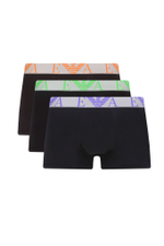 Трусики-боксеры 3шт. Emporio Armani - черный(111357 4R715)