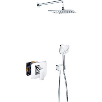 Душевой система Kludi Pure & Style 406300575  7 в 1  скрытый, с дождевой насадкой, хром
