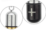 Кулон унисекс "Батарейка" с тайником Steelman GX110 на цепочке