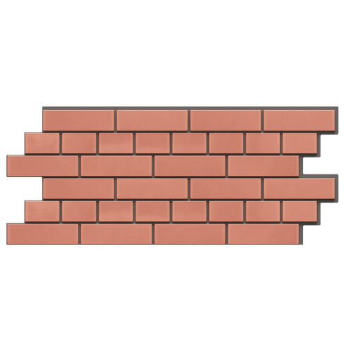 Термопанели кирпич 40 мм  Кирпич Красный