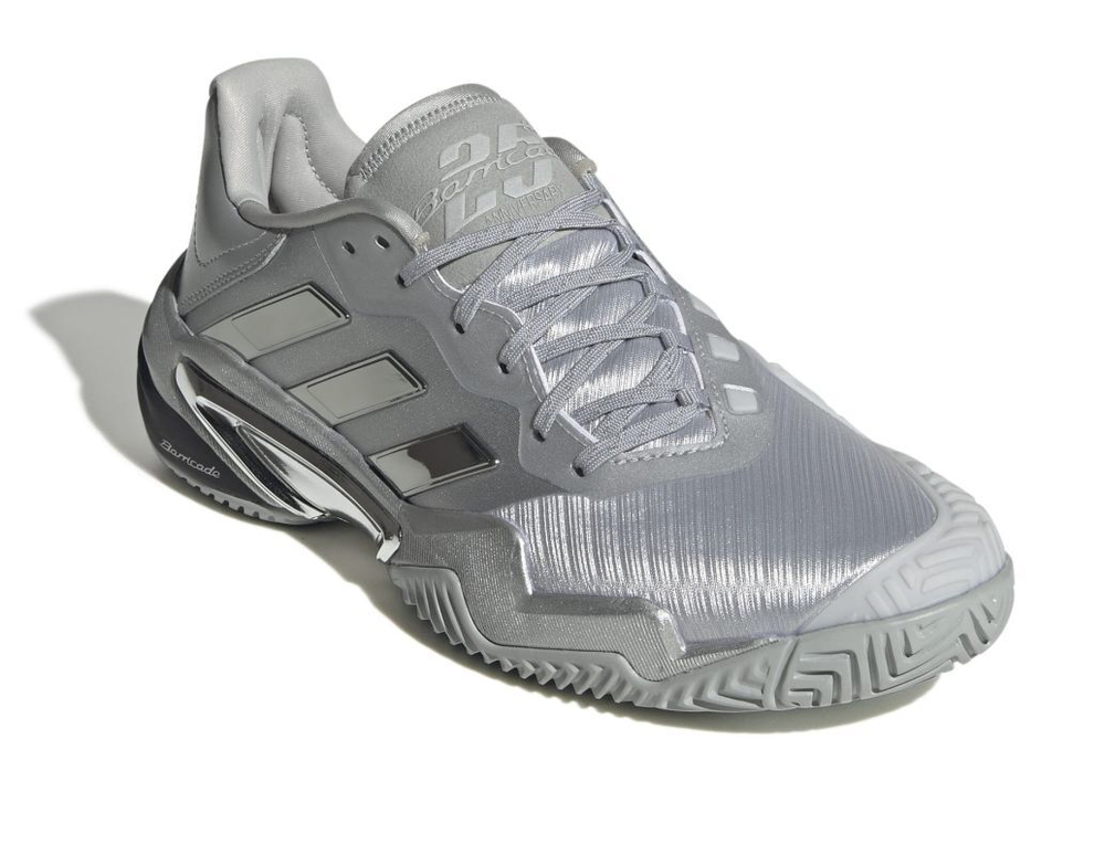 Мужские теннисные кроссовки Adidas Barricade 13 M Silver Edition - silver metallic/silver metallic/dash grey