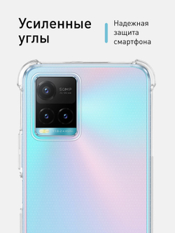 Чехол ROSCO для Vivo Y21;Vivo Y21s;Vivo Y33S оптом (арт. VV-Y33S-HARD-TPU-TRANSPARENT)