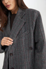 Пиджак "Kletka" sangria