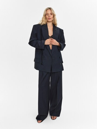 “Striped wool jacket” Двубортный жакет из шерсти. (2)