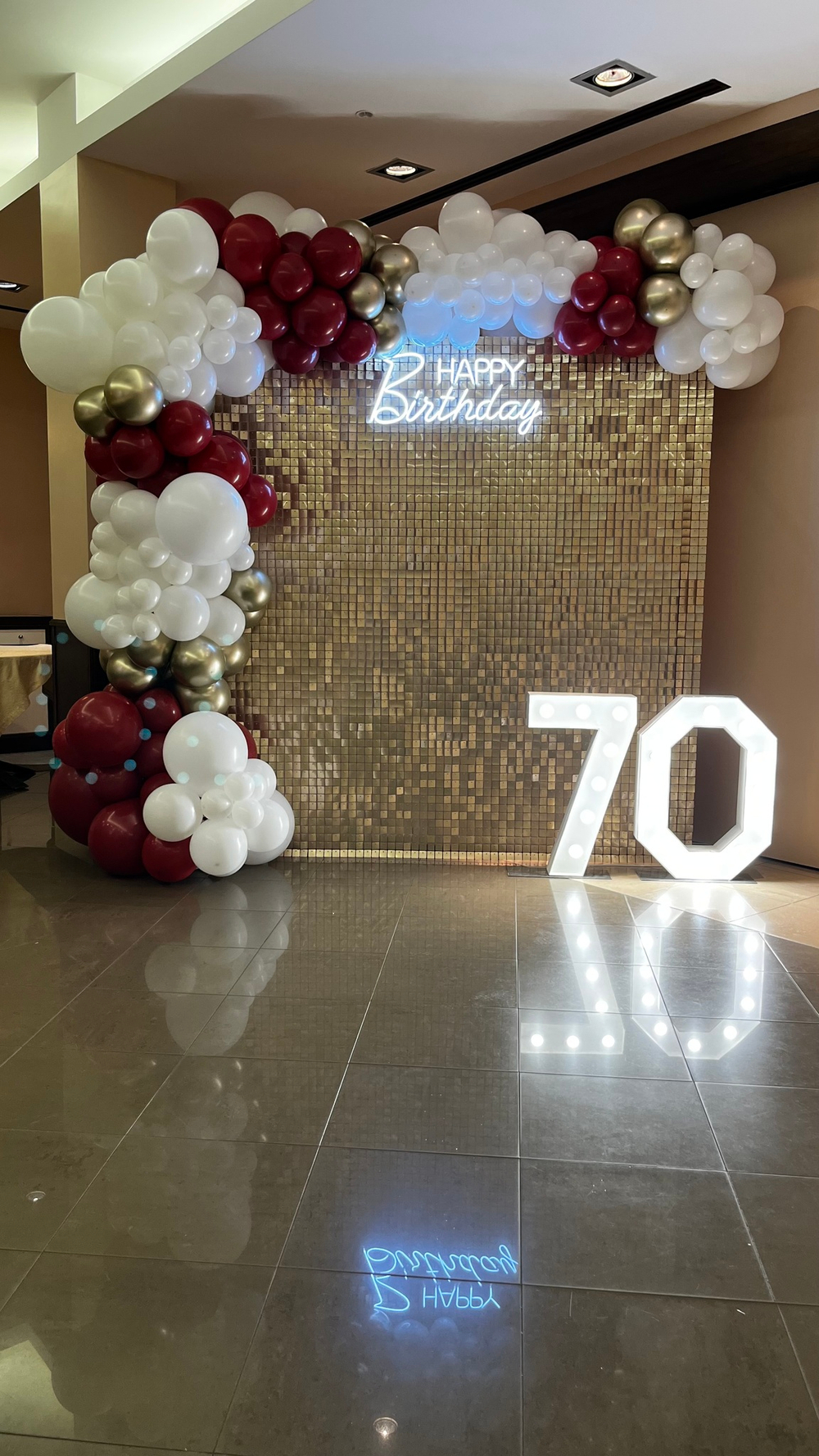 Фотозона на 70 лет