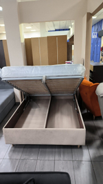 Кровать-трансформер с подъёмным механизмом и встроенным матрасом 120 см