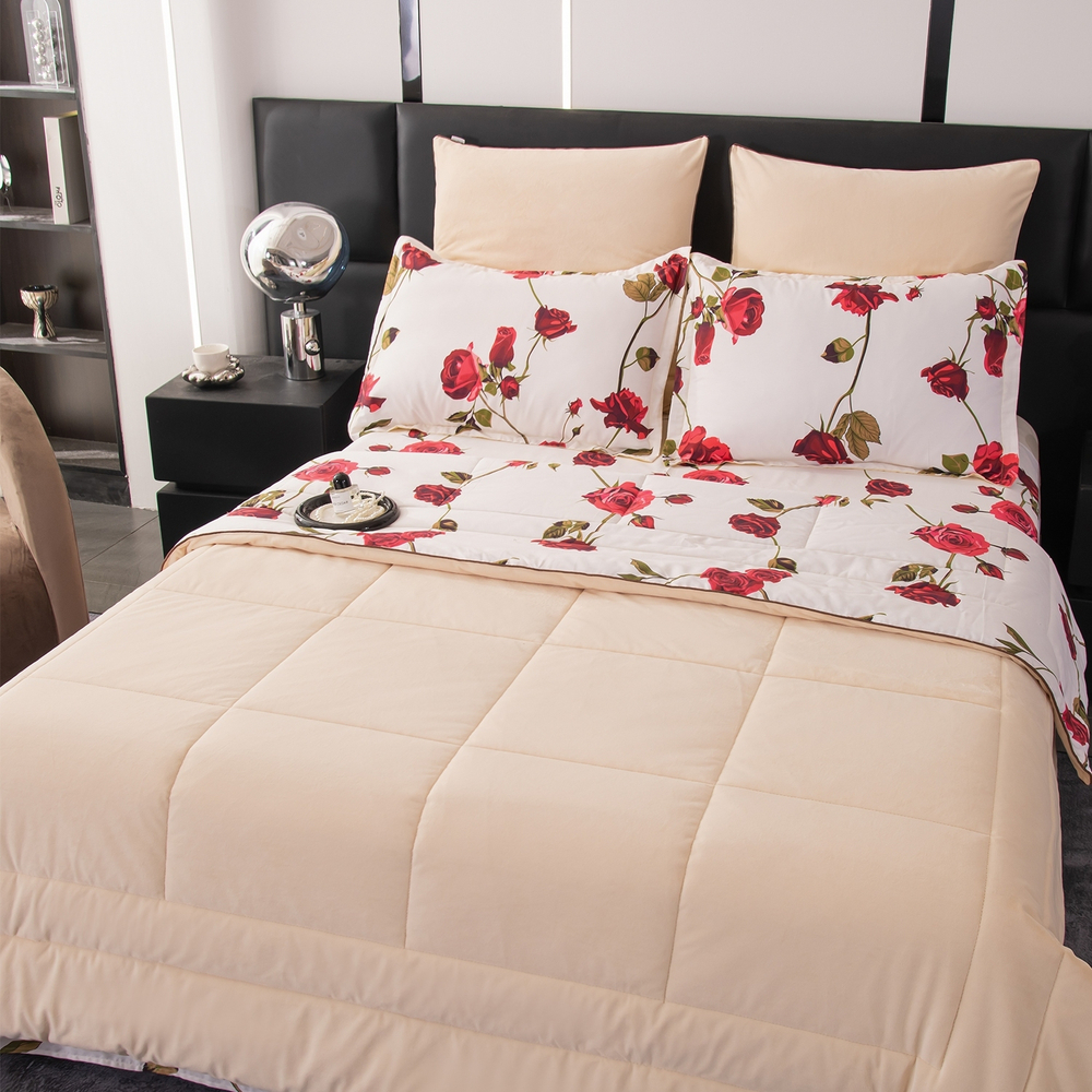 Комплект постельного белья Сатин Velouria Luxe/Велюрия Люкс с Одеялом VL015