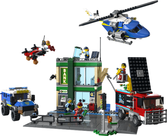 Lego konstruktor 60317 Police Chase at the Bank