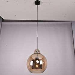 Подвесной светильник CATCH AMBER Pear L D30