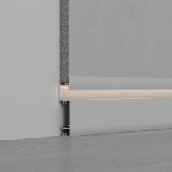 Профиль PLINTUS-H73-F-2000 WHITE (Arlight, Алюминий) 043592