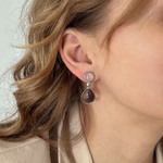 Серьги Possebon Q.Rose, Obs Fume A0738.7.11 S