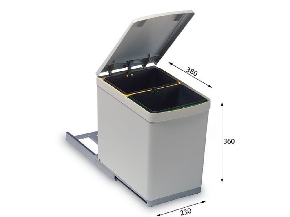 Система сортировки мусора ALVEUS ALBIO 10 2X7,5 L