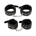 Набор из 7 черных БДСМ-девайсов (Цвет: черный)