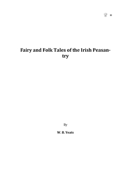 Fairy and Folk Tales of the Irish Peasantry | W.B. Yeats