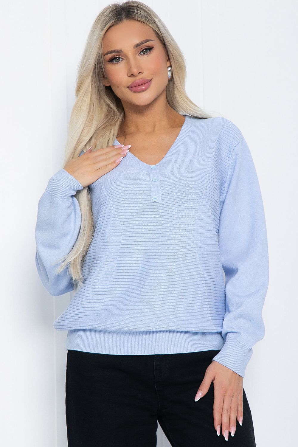 Джемпер Берцелия (голубой) Б12414-4 LT Collection