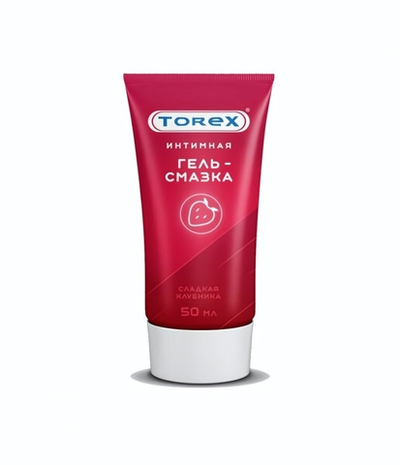 Гель-смазка TOREX «Сладкая клубника» туба 50 мл