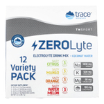 Trace, TM Sport, ZeroLyte, смесь для приготовления напитка с электролитами и кокосовой водой, разнообразный набор, 12 пакетиков, 87,9 г (3,2 унции)