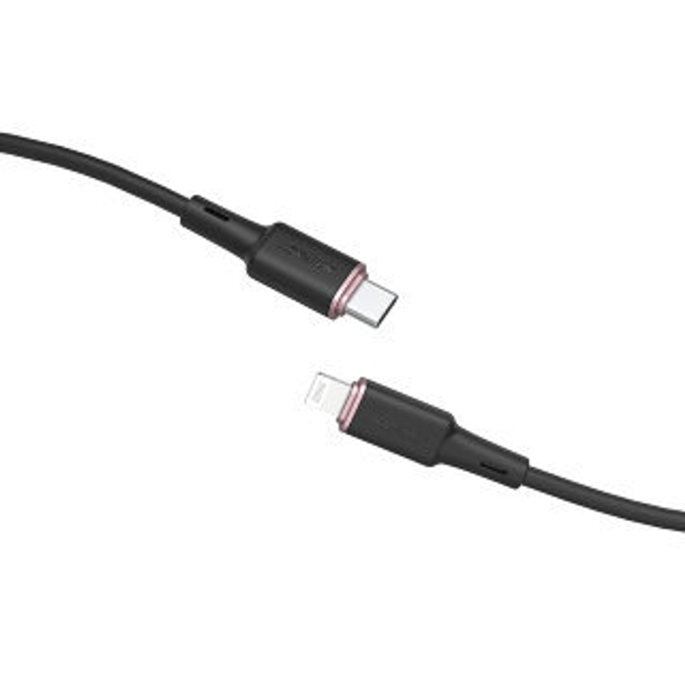 C2-01 USB-C to Lightning zinc alloy silicone charging data cable