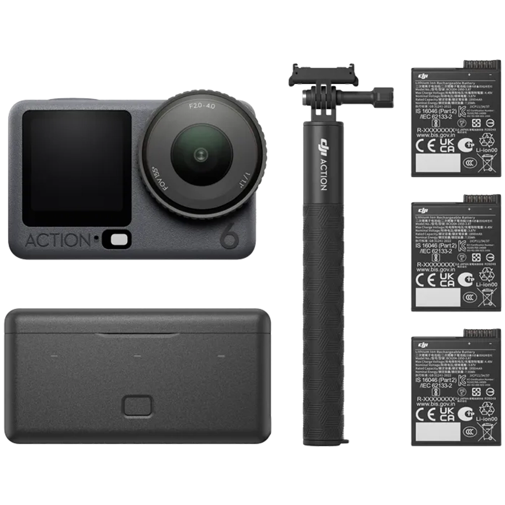 Экшн-камера DJI Osmo Action 6 Adventure Combo