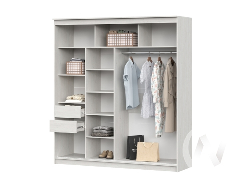 Шкаф-купе №25 2,0 Грей