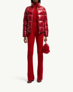 Утеплённая куртка Abbadia Short из лакового нейлона с пухом от Moncler
