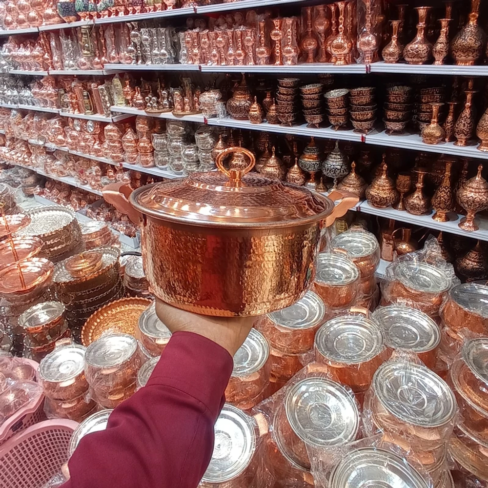 Медная кастрюля 90720326 Иран
