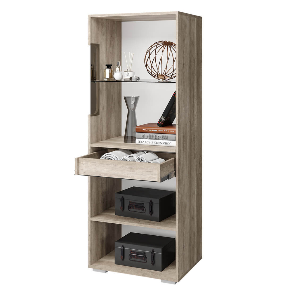 Шкаф распашной Наоми ШК-24 дуб каньон/графит