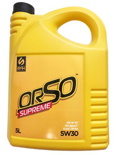 Масло моторное SMK PRODUKT ORSO SUPREME 5W-30 Синтетическое 5 л.