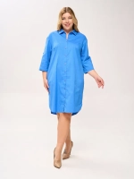 Платье-рубашка с карманами