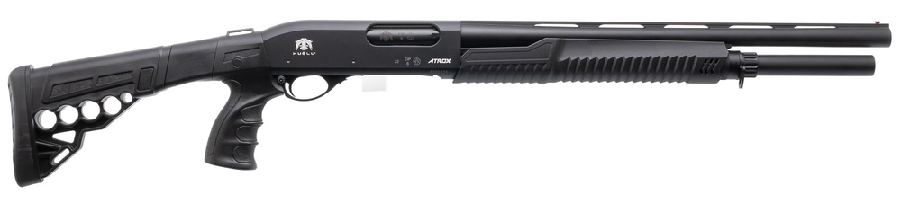 Ружье HUGLU Atrox A Standart II Telescopic кал.12х76 Pump synthetic, 7+1, L-510, 5 см.ч., ключ .