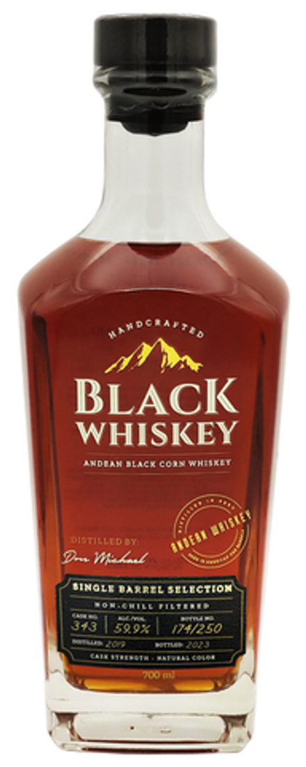 Виски Black Whiskey Single Barrel 59,9%, 0,7л