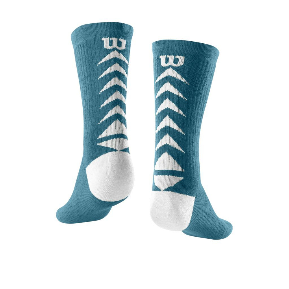 Теннисные носки Wilson Youth Seasnl Crew Sock 3P - blue coral/love potion/sulphur spri