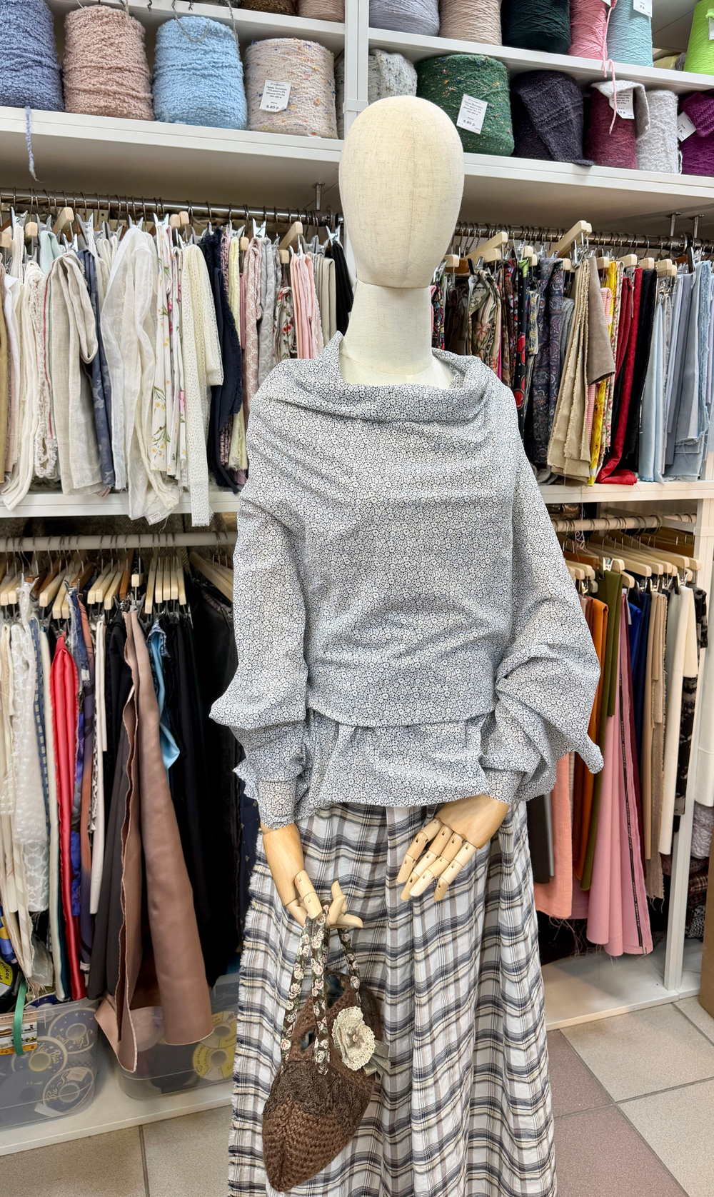 Ткань хлопок 95% эластан 5% (Италия) ш-110см 1 м