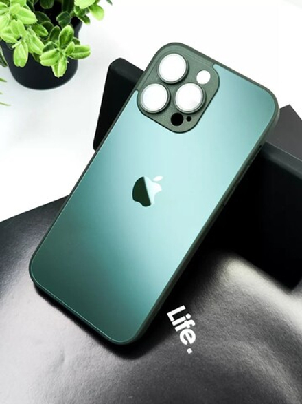 Накладка iPhone 14 PRO | AG Glass Case Cangling Green