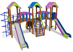 Игровой комплекс 07044.21 для детей 4-6 лет для уличной площадки
