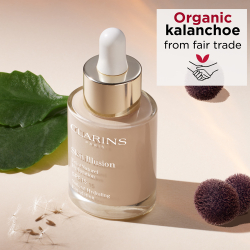 Clarins Skin Illusion Natural Hydrating Foundation - Розовое освещение увлажняющий тональный крем SPF 15 оттенок 110N Honey, 30 ml