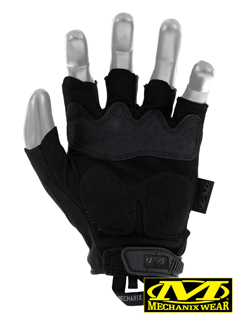 Перчатки беспалые Mechanix M-Pact Fingerless (оригинальные). Чёрный