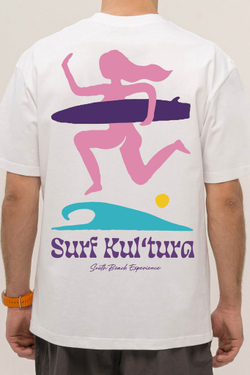 Футболка KUL'TURA "Surf Kultura" Белый
