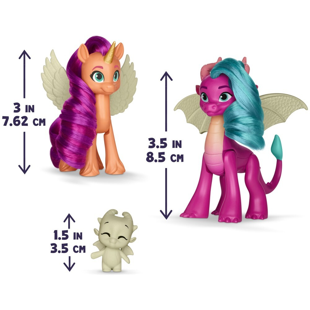My Little Pony - Магия Драконьего Света светящиеся в темноте фигурки 3 шт. в упаковке F8702 / артикул   F8702  / GTIN 5010996200693