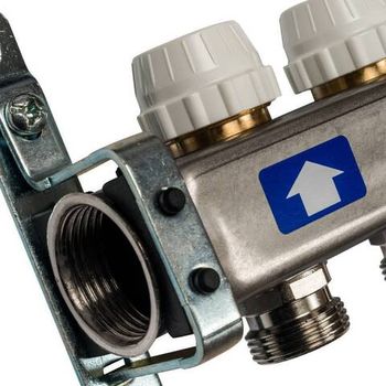 SMS 0922 000010 STOUT Коллектор из нержавеющей стали без расходомеров 10 вых.