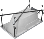 Акриловая ванна Aquanet West 130x70 (с каркасом)