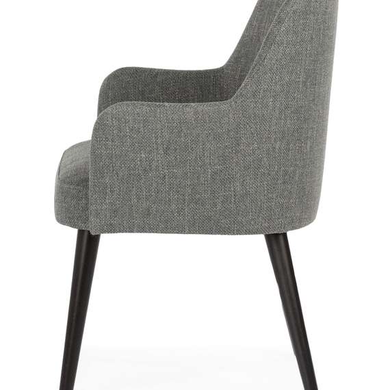 Стул Onsen, серый, черные ножки