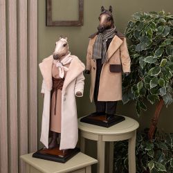 Кукла интерьерная коллекционная Конь Сэр Джон