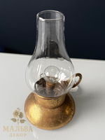 Светильник светодиодный "Керосинка" золотой антик 13x10,5x19,5 см